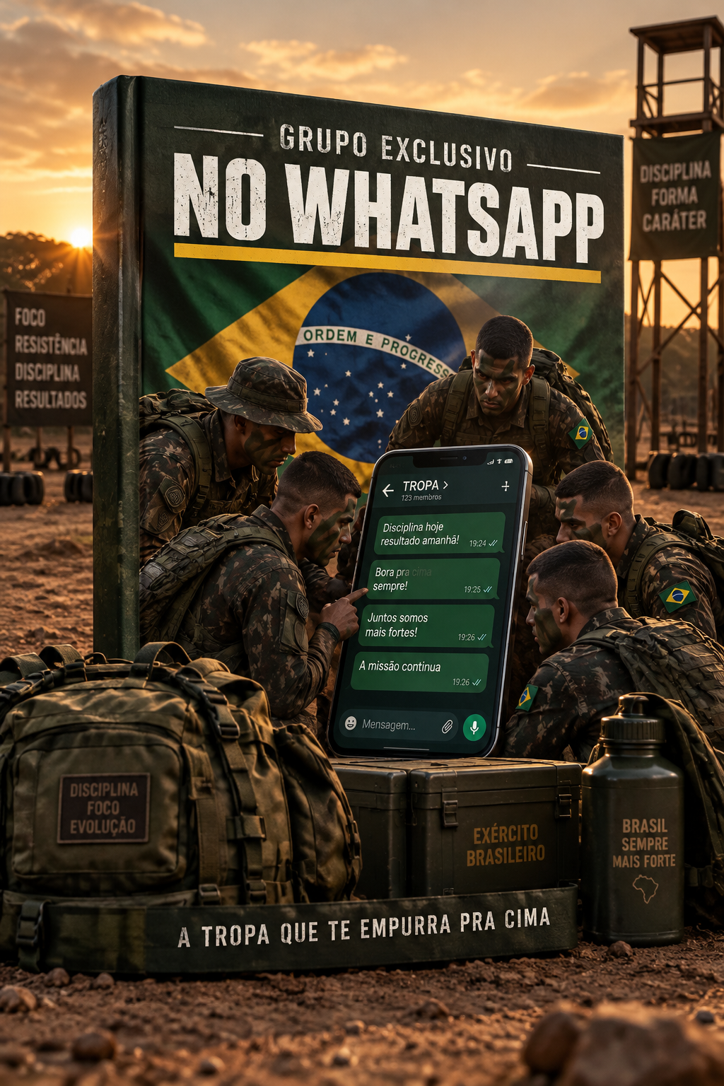Grupo exclusivo no WhatsApp